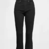 Vaqueros capri cortos de talle alto