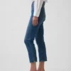 Vaqueros capri de talle alto