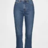 Vaqueros capri de talle alto