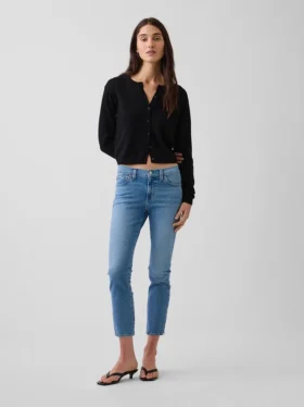 Vaqueros capri de talle bajo