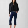 Vaqueros capri de talle bajo