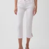 Vaqueros capri de talle bajo