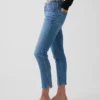 Vaqueros capri de talle bajo