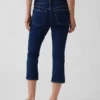 Vaqueros capri de talle bajo
