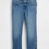 Vaqueros capri de talle bajo