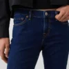 Vaqueros capri de talle bajo