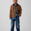 Vaqueros «Carpenter» para niños, con tejido cepillado y fácil de poner
