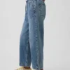 Vaqueros cortos holgados de talle bajo estilo años 90