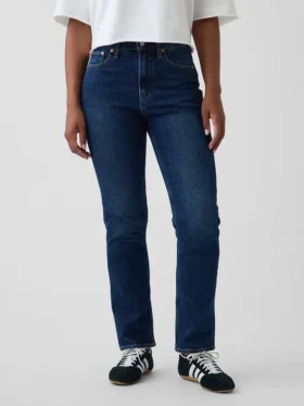 Vaqueros Curvy de talle alto, estilo delgado y recto de los años 90