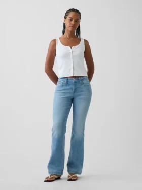 Vaqueros Curvy de talle bajo, largos y ajustados