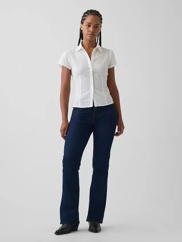 Vaqueros Curvy de talle bajo, largos y ajustados