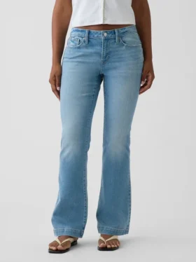 Vaqueros Curvy de talle bajo, largos y ajustados