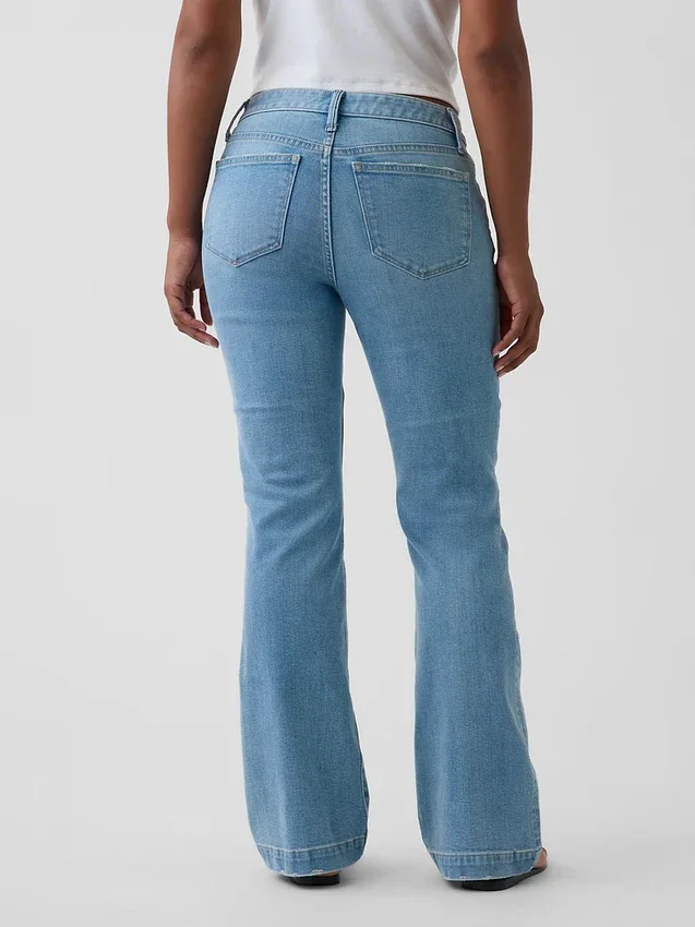 Vaqueros Curvy de talle bajo, largos y ajustados