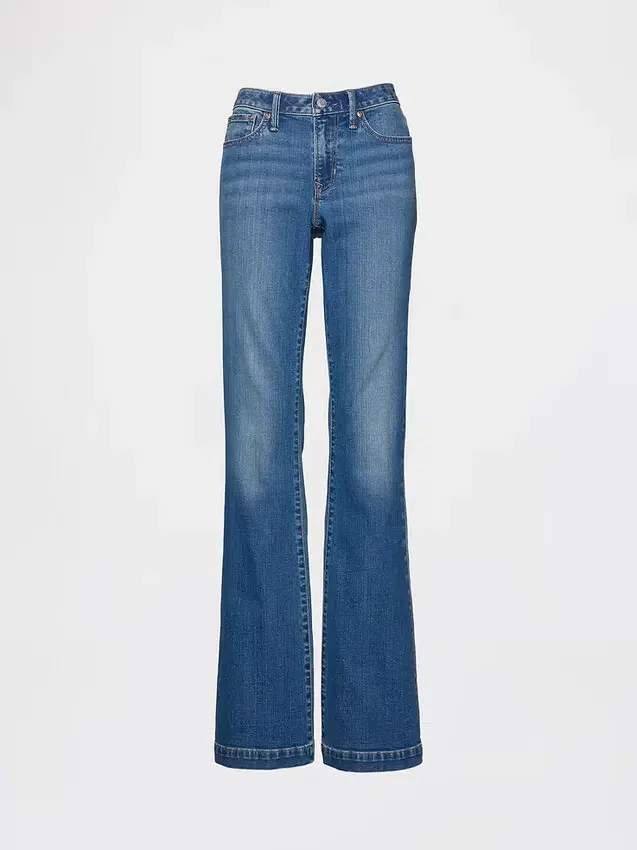 Vaqueros Curvy de talle bajo, largos y ajustados