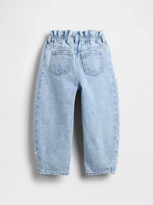 Vaqueros de bebé y niño con lazo y diseño de herradura