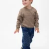 Vaqueros de mezclilla holgados estilo carpintero para bebés y niños