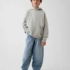 Vaqueros de mezclilla para niños ultrasuaves, holgados y de corte cónico