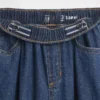 Vaqueros de mezclilla tipo «barrel» sin broches para bebés y niños pequeños