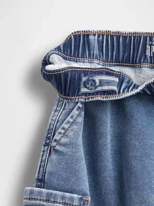 Vaqueros de punto para bebés y niños