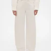 Vaqueros de talle alto con corte arqueado de GAP × Victoria Beckham