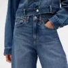 Vaqueros de talle alto con corte arqueado de GAP × Victoria Beckham