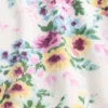 Vaqueros de talle alto con corte recto y estampado floral