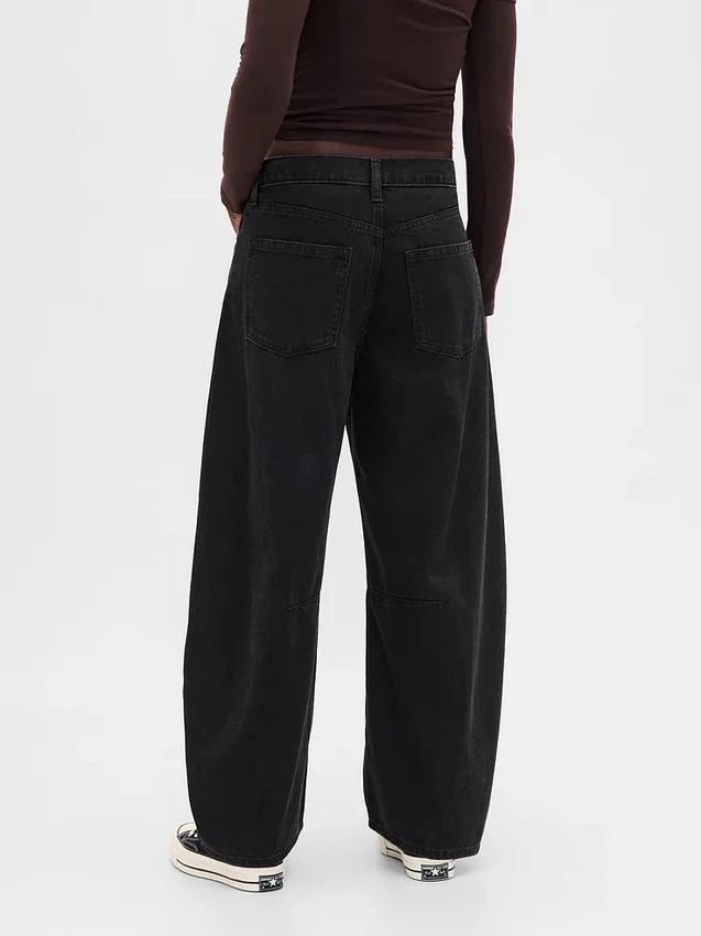 Vaqueros de talle alto ultrasuaves con corte en herradura