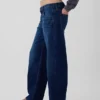 Vaqueros de talle bajo y corte recto