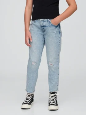 Vaqueros de talle medio estilo «girlfriend» para niñas
