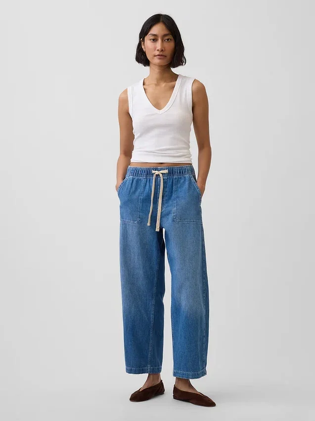 Vaqueros Easy Barrel de talle alto