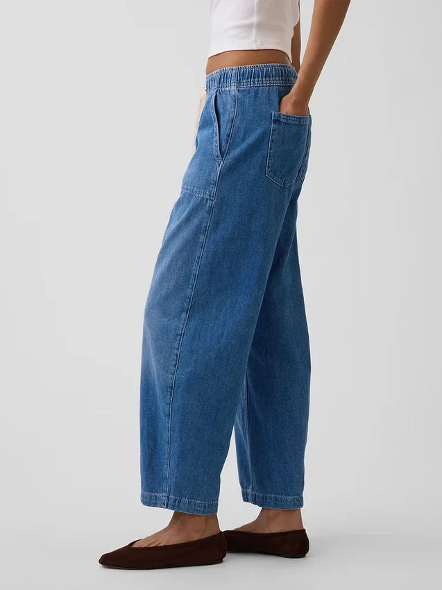Vaqueros Easy Barrel de talle alto