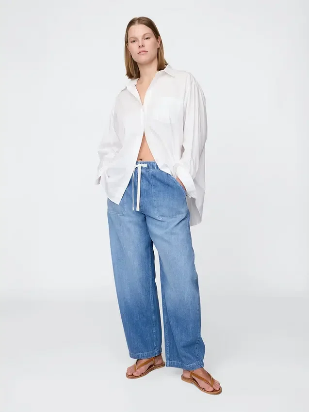 Vaqueros Easy Barrel de talle alto