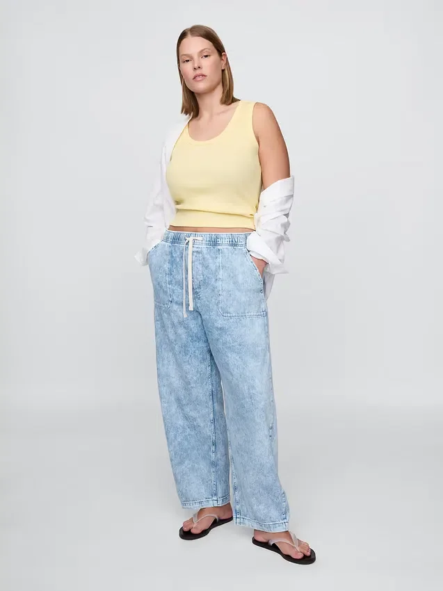 Vaqueros Easy Barrel de talle alto