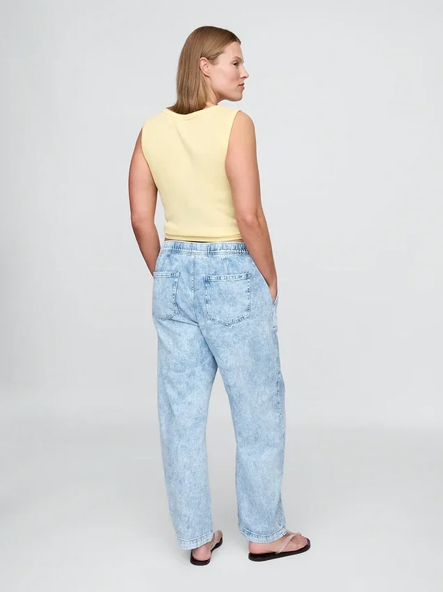 Vaqueros Easy Barrel de talle alto