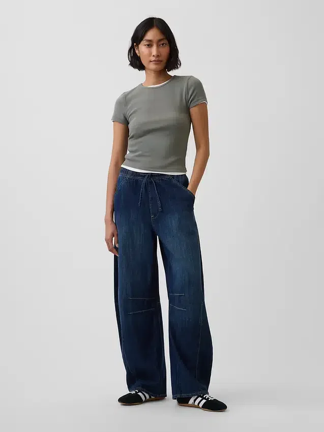 Vaqueros Easy Horseshoe de talle medio