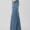 Vaqueros holgados de talle bajo estilo de los 90