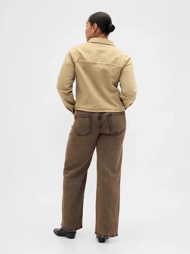 Vaqueros holgados de talle bajo estilo de los 90