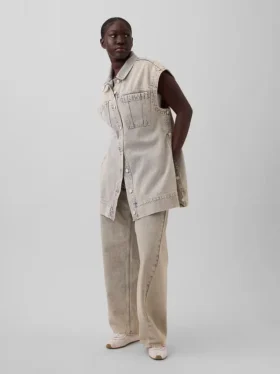 Vaqueros holgados de talle bajo GAP × Hfr, de la colección de Nicole Benefield
