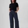 Vaqueros holgados de talle medio estilo de los 90