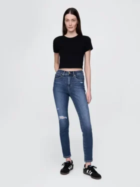 Vaqueros skinny de talle alto