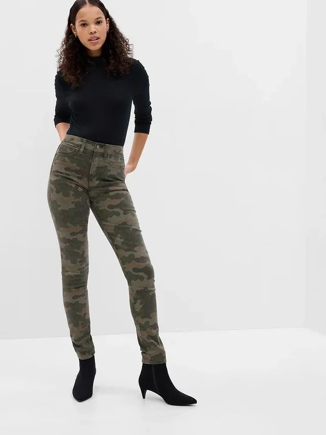Vaqueros skinny de talle alto