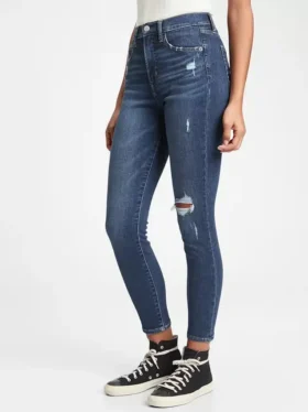 Vaqueros skinny de talle alto