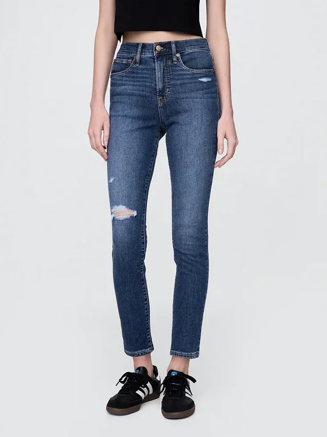 Vaqueros skinny de talle alto
