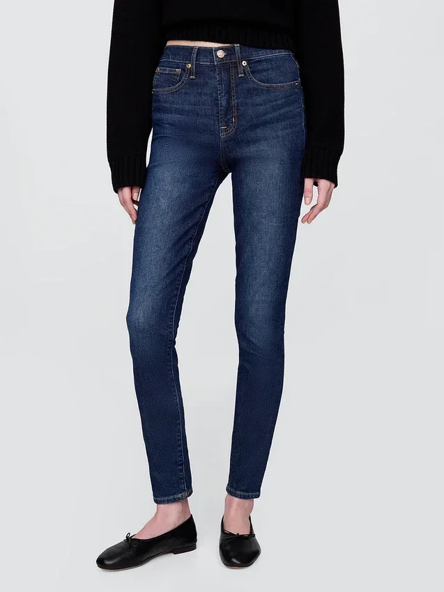 Vaqueros skinny de talle alto