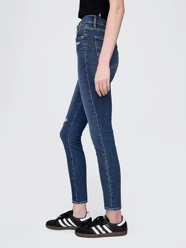 Vaqueros skinny de talle alto