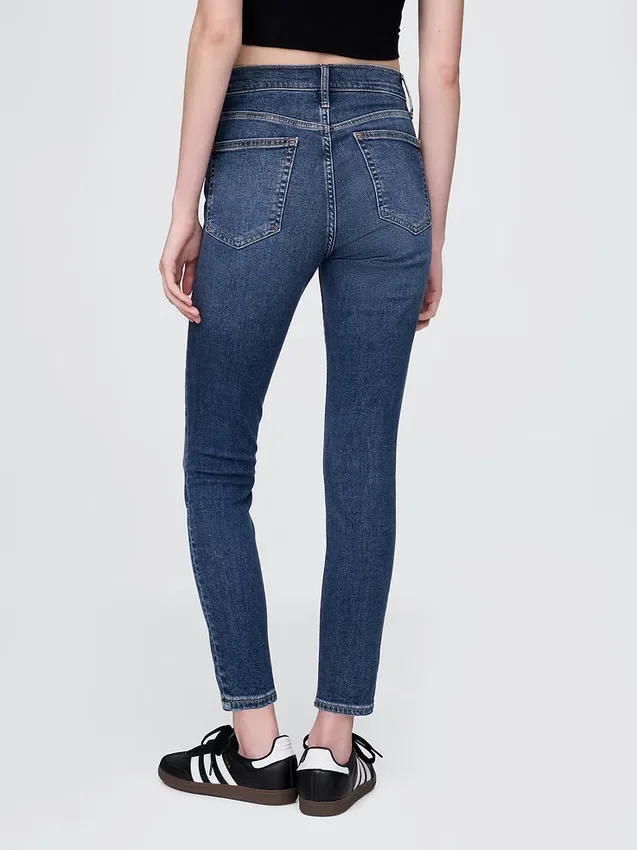 Vaqueros skinny de talle alto