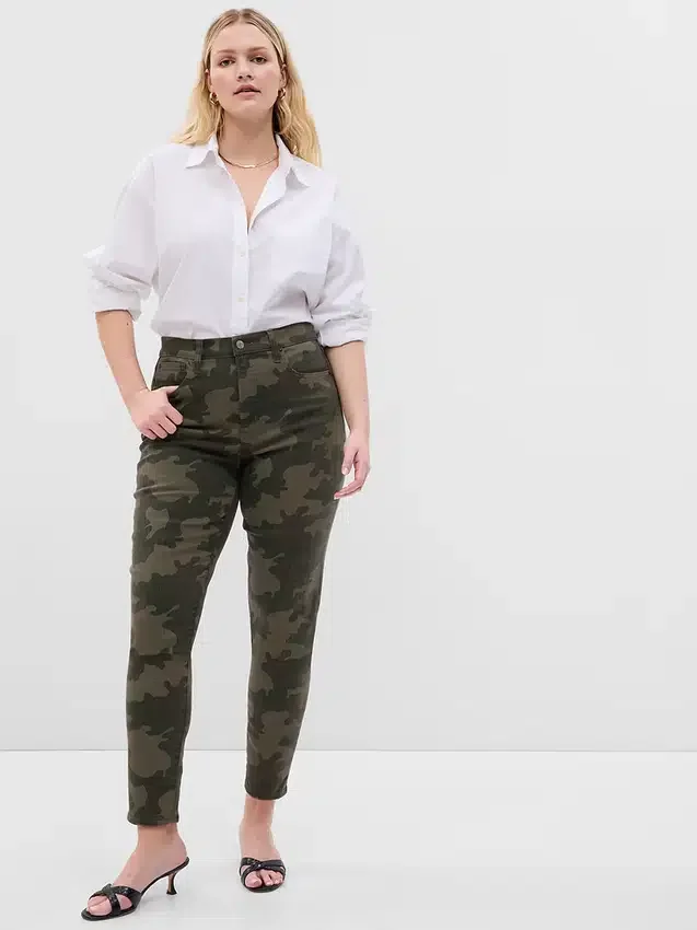 Vaqueros skinny de talle alto