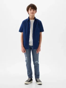 Vaqueros slim para niños «Rip & Repair»