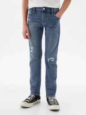 Vaqueros slim para niños «Rip & Repair»