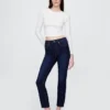 Vaqueros slim vintage de talle alto